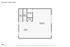 Modern floor plan of elegant second floor featuring a spacious living room, large kitchen, convenient pantry, and a stylish bathroom in Dallas.