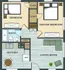 2 Bedroom Floorplan