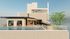 Luxurious rooftop apartment with modern architecture, glass railings, and a pristine pool overlooking a serene sky.