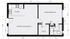1 Bedroom Floorplan