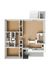 Modern 2D floor plan showcasing a spacious 3-bedroom layout, sleek kitchen, and two elegant bathrooms. Apartment Homes In Leesville | Sycamore Point Apartment Homes