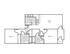 Modern floor plan showcasing 2 bedrooms, open living area, and well-designed kitchen with attached bathrooms.