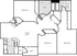 Chic floor plan showcasing 3 bedrooms, 2 modern baths, sleek kitchen, open living area, and inviting patio.
