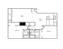 Elegant 2D floor plan highlighting 2 spacious bedrooms, a modern kitchen, airy living and dining areas, with a delightful patio.