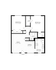 Inviting floor plan with 2 spacious bedrooms, an open living area, cozy dining space, and a modern kitchen featuring efficient layout.