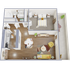 One bedroom, one bath, 643 square feet