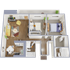 Two bedroom, two bath, 1,124 square feet