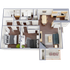 B1 2x1 floor plan