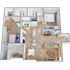 B2 - Two bedroom, two bath apartment home
