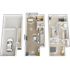 B2 - two bedroom, two and a half bath townhomes in Shawnee, KS