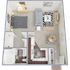 520 square foot studio apartment