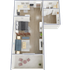 400 square foot efficiency apartment in downtown Colorado Springs