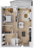 Zeal 5 - 781 square foot one bedroom, one bath apartment