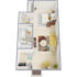 411 square foot studio apartment