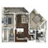 1,016 square foot two bedroom, two bath apartment home