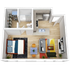450 square foot apartment home