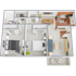 Two bedroom, one bath, 800 square foot apartment home