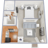 420 square foot studio apartment