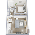 One bedroom, one bath apartment home