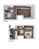 Modern 2-story floor plan featuring a spacious bedroom with en-suite bathroom, open-concept kitchen, cozy living area, and convenient laundry space.