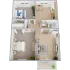 Two bedroom, one bath, 1,000 sq ft