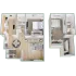2 Bed, 1 Bath, 900 sq ft