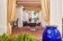 Outdoor fireplace lounge