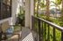 Model apartment porch