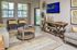 Model apartment living area