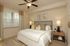 Model apartment bedroom