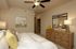 Model apartment bedroom