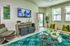 Model apartment living area
