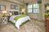 Model apartment bedroom