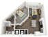 1 Bed / 1 Bath | 738 SF