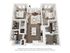 Elegant 3D floor plan showcasing 2 bedrooms, open living space, modern kitchen, and 2 bathrooms.