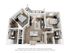 Elegant 3D floor plan showcasing 2 bedrooms, a modern living area, and a stylish open kitchen, complete with two bathrooms and a charming balcony view.