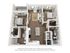 The Franklin 1,098 SF Two Bedroom Apartment