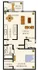 1x1 Evergreen Floorplan