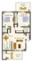 2 bed 1 bath cottage
