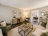 Inviting living room featuring modern decor and cozy seating, seamlessly connected to an elegant dining area with chic furnishings.