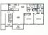 Inviting 2D floor plan with 2 spacious bedrooms, modern kitchen, cozy living room, and versatile patio or balcony area.