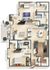 Charming 2-bedroom apartment floor plan with an inviting open-concept living and dining area, modern kitchen, and two well-appointed bathrooms.