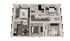 Charming 3D floor plan showcasing a spacious apartment with three cozy bedrooms, a modern open-plan kitchen, inviting living area, and two stylish bathrooms.