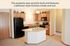 Charming kitchen with Craftsman-style finishes, featuring warm wood cabinetry, sleek black appliances, and a cozy breakfast island.