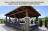 Inviting outdoor pavilion at Ten35 West offering chic seating for a trendy lifestyle with beautiful landscape views.