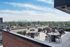 Vibrant rooftop terrace offering stunning skyline views, stylish seating, and lush greenery, ideal for social gatherings.