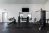 Modern apartment fitness center featuring high-quality exercise equipment and a welcoming atmosphere for an active lifestyle.