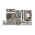 Terrace View 1x1 Apartment 3D