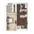 1x1 B 3D Floorplan