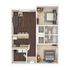 2x2 L 3D Floorplan